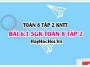 Bài 6.1 SGK Toán 8 Tập 2 Kết nối tri thức